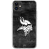 NFL Minnesota Vikings Black & White iPhone 11 Clear Case