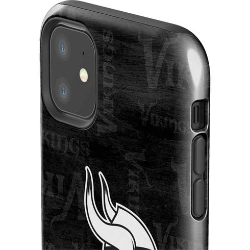 NFL Minnesota Vikings Black & White iPhone 11 Impact Case