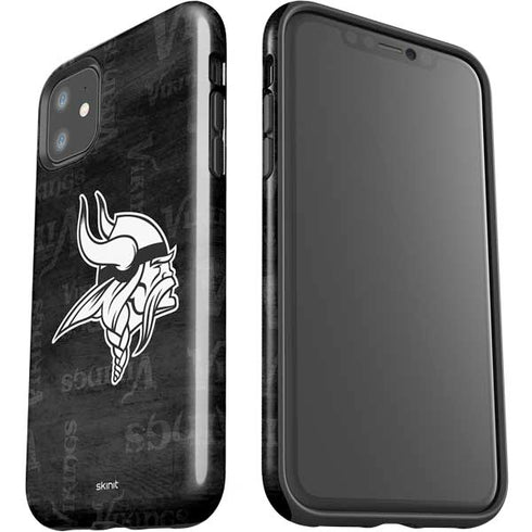 NFL Minnesota Vikings Black & White iPhone 11 Impact Case