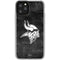 NFL Minnesota Vikings Black & White iPhone 11 Pro Clear Case