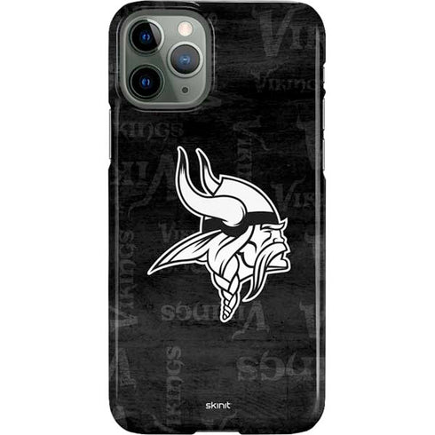 NFL Minnesota Vikings Black & White iPhone 11 Pro Lite Case