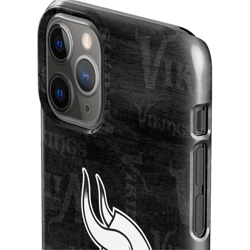 NFL Minnesota Vikings Black & White iPhone 11 Pro Lite Case