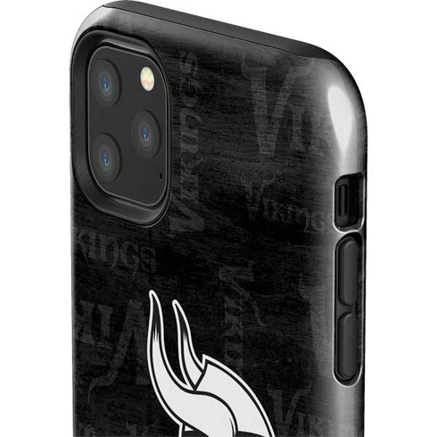NFL Minnesota Vikings Black & White iPhone 11 Pro Max Impact Case