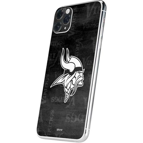 NFL Minnesota Vikings Black & White iPhone 11 Pro Max Skin