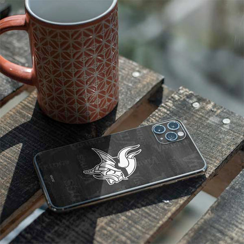 NFL Minnesota Vikings Black & White iPhone 11 Pro Max Skin