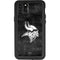 NFL Minnesota Vikings Black & White iPhone 11 Pro Max Waterproof Case