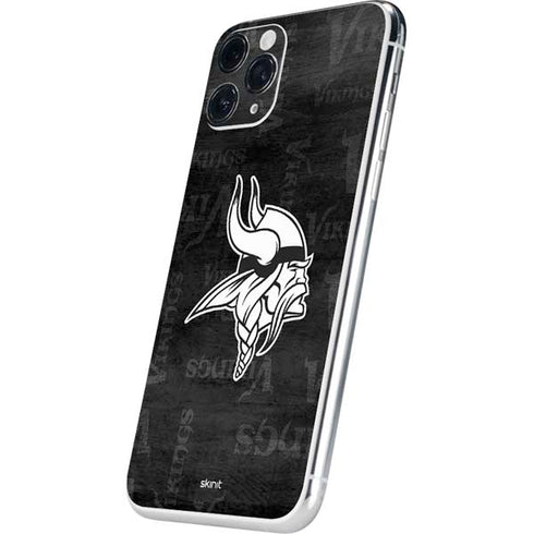 NFL Minnesota Vikings Black & White iPhone 11 Pro Skin
