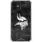 NFL Minnesota Vikings Black & White iPhone 12 Clear Case