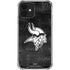 NFL Minnesota Vikings Black & White iPhone 12 Mini Clear Case