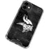 NFL Minnesota Vikings Black & White iPhone 12 Mini Clear Case