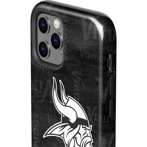 NFL Minnesota Vikings Black & White iPhone 12 Pro Max Impact Case