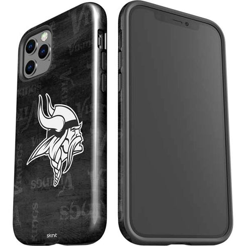 NFL Minnesota Vikings Black & White iPhone 12 Pro Max Impact Case