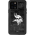 NFL Minnesota Vikings Black & White iPhone 12 Pro Waterproof Case