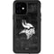 NFL Minnesota Vikings Black & White iPhone 12 Waterproof Case