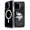 NFL Minnesota Vikings Black & White iPhone 13 Pro MagSafe Case