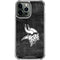 NFL Minnesota Vikings Black & White iPhone 13 Pro Max Clear Case