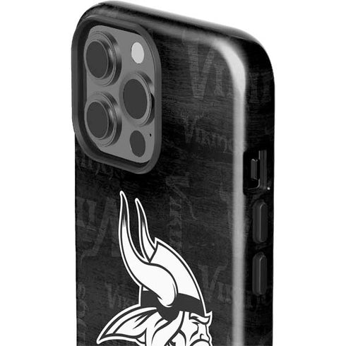 NFL Minnesota Vikings Black & White iPhone 13 Pro Max Impact Case