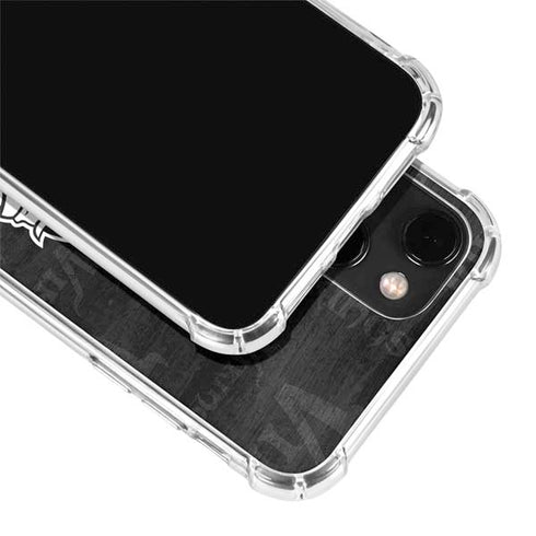NFL Minnesota Vikings Black & White iPhone 14 Clear Case