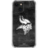 NFL Minnesota Vikings Black & White iPhone 15 Plus Clear Case