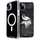 NFL Minnesota Vikings Black & White iPhone 15 Plus MagSafe Case