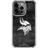 NFL Minnesota Vikings Black & White iPhone 15 Pro Clear Case