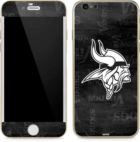 NFL Minnesota Vikings Black & White iPhone 6/6s Skin