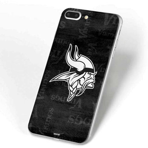 NFL Minnesota Vikings Black & White iPhone 7 Plus Skin