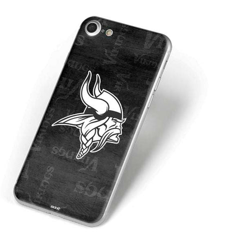 NFL Minnesota Vikings Black & White iPhone 7 Skin