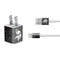 NFL Minnesota Vikings Black & White iPhone Charger (5W USB) Skin