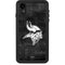 NFL Minnesota Vikings Black & White iPhone XR Waterproof Case