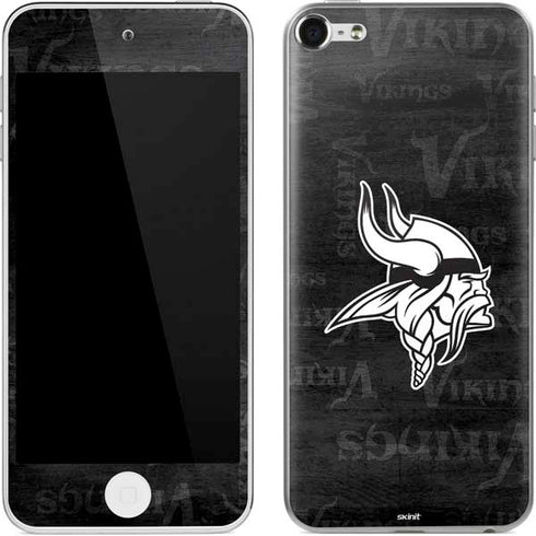 NFL Minnesota Vikings Black & White Apple iPod Skin
