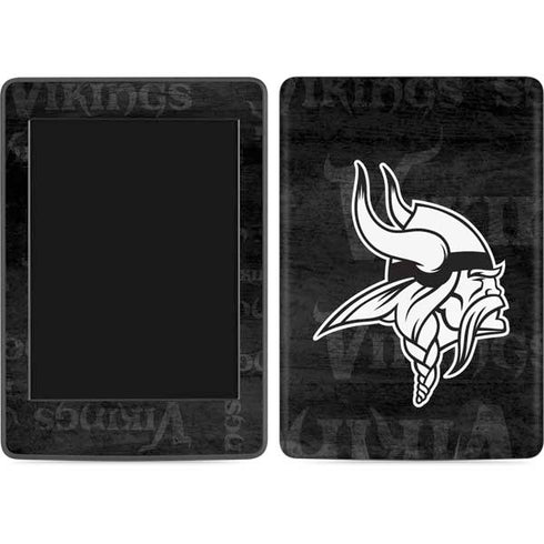 NFL Minnesota Vikings Black & White Amazon Kindle Skin