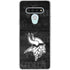 NFL Minnesota Vikings Black & White LG Stylo 6 Clear Case