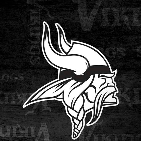 NFL Minnesota Vikings Black & White Moto G6 Skin