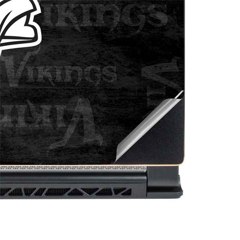 NFL Minnesota Vikings Black & White MSI GS65 Stealth Laptop Skin