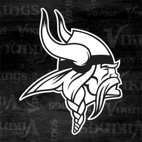NFL Minnesota Vikings Black & White Notebook 9 Pro 13in (2017) Skin