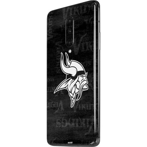 NFL Minnesota Vikings Black & White OnePlus 7 Pro Skin