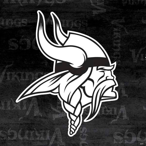 NFL Minnesota Vikings Black & White PS4 Console and Controller Bundle Skin