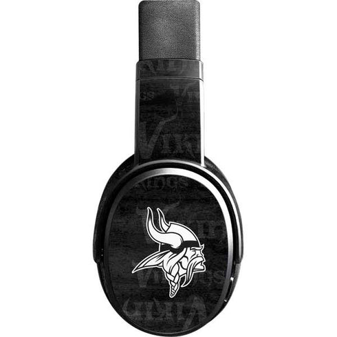 NFL Minnesota Vikings Black & White Skullcandy Crusher Wireless Skin