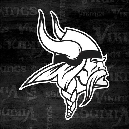 NFL Minnesota Vikings Black & White Surface Book 2 15in Skin