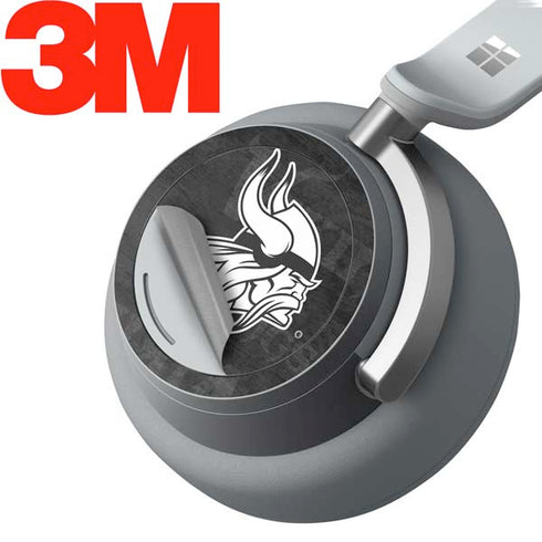 NFL Minnesota Vikings Black & White Surface Headphones Skin