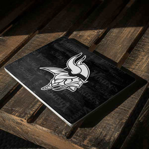 NFL Minnesota Vikings Black & White Surface Laptop 2 Skin