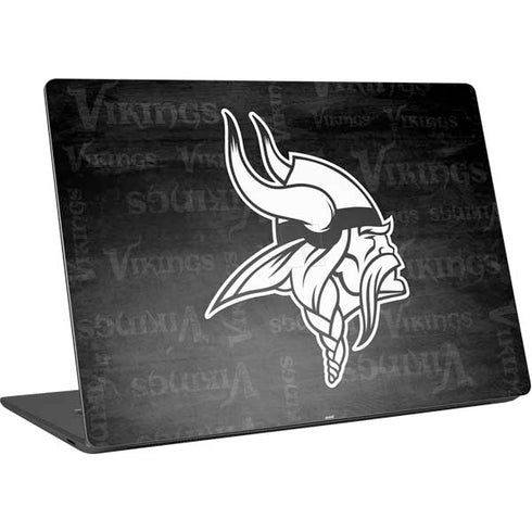 NFL Minnesota Vikings Black & White Surface Laptop 4 15in Skin