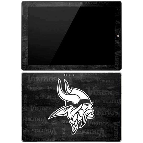 NFL Minnesota Vikings Black & White Surface Pro 3 Skin