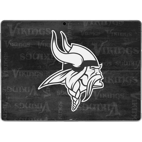NFL Minnesota Vikings Black & White Surface Pro 8 Skin