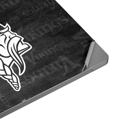 NFL Minnesota Vikings Black & White Universal Laptop 14in (11.4 x 8.2in) Skin