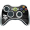 NFL Minnesota Vikings Black & White Xbox 360 Wireless Controller Skin
