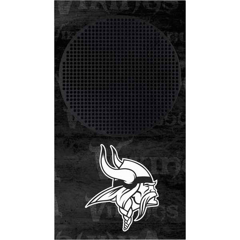 NFL Minnesota Vikings Black & White Xbox Series S Bundle Skin