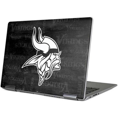 NFL Minnesota Vikings Black & White Yoga 710 14in Skin