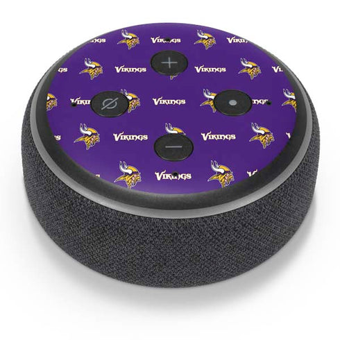 NFL Minnesota Vikings Blitz Series Amazon Echo Dot Skin